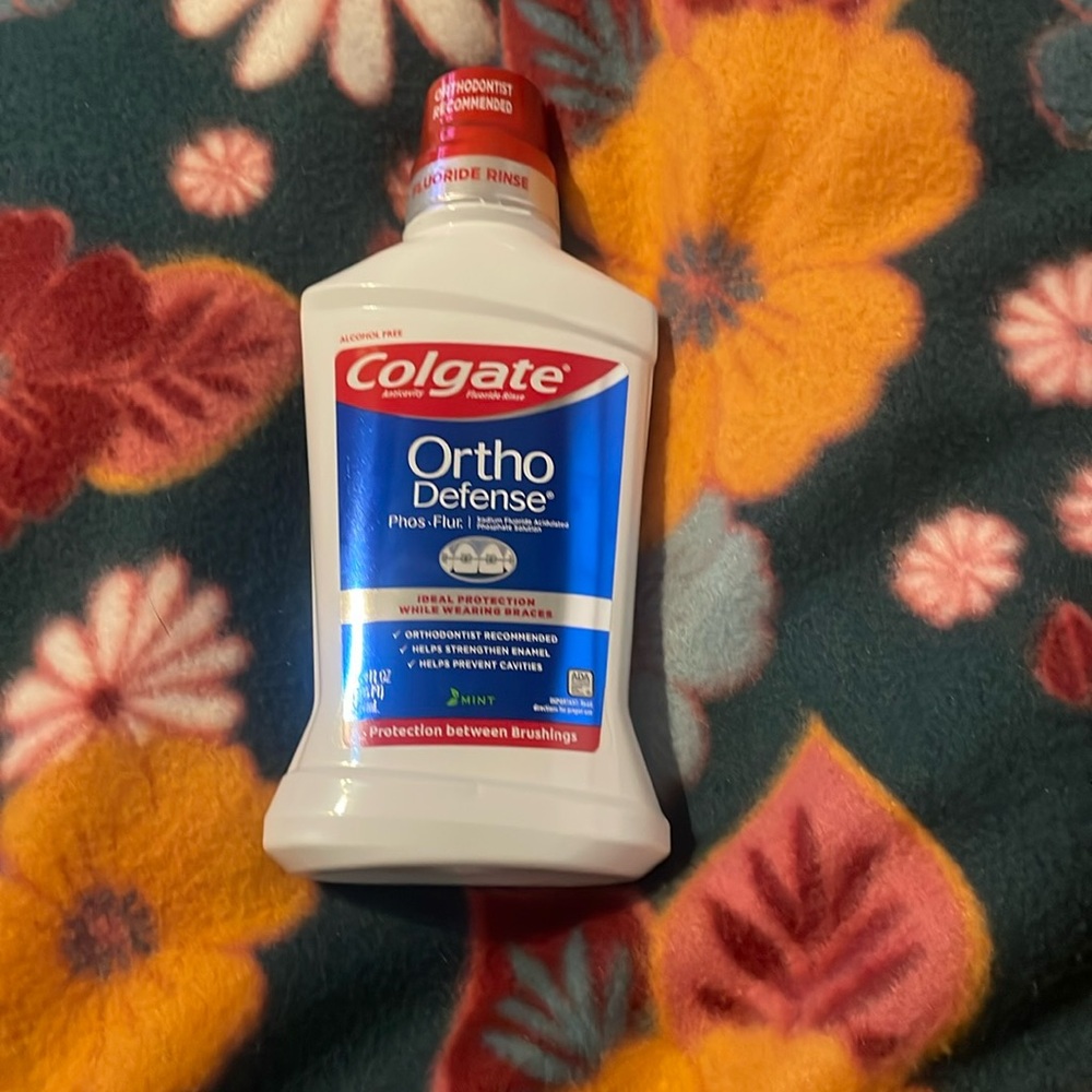 Colgate ortho defense fluoride rinse for braces